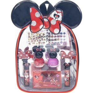 Disney Minnie Mouse - Girl Cosmetic Makeup Gift Bag Set Hair Accessories for Kid